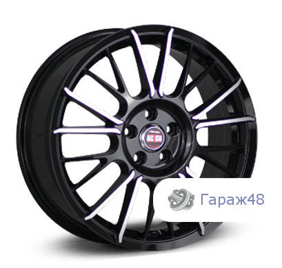 Alcasta M33 R16 / 6.5J PCD 5x114.3 ET 46 ЦО 67.1 Литые Черный с полированной лицевой поверхностью